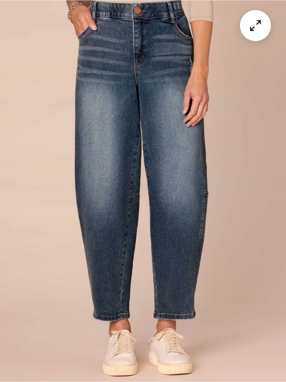 Democracy Ab Solution Barrel Jeans Size 12